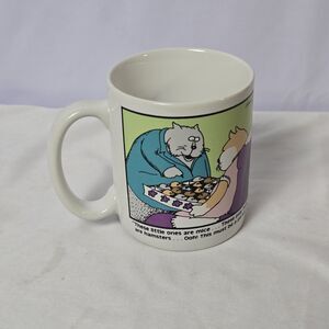 The Far Side "Cats with Box‎ of Mice & Hamsters" Coffee Mug by OZ - Gary Larson